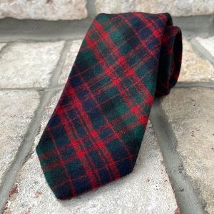 Pendleton - Vintage Wool Tie in Plaid Pattern